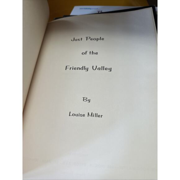 Just people of the friendly valley by Louise Miller - Picture 3 of 9